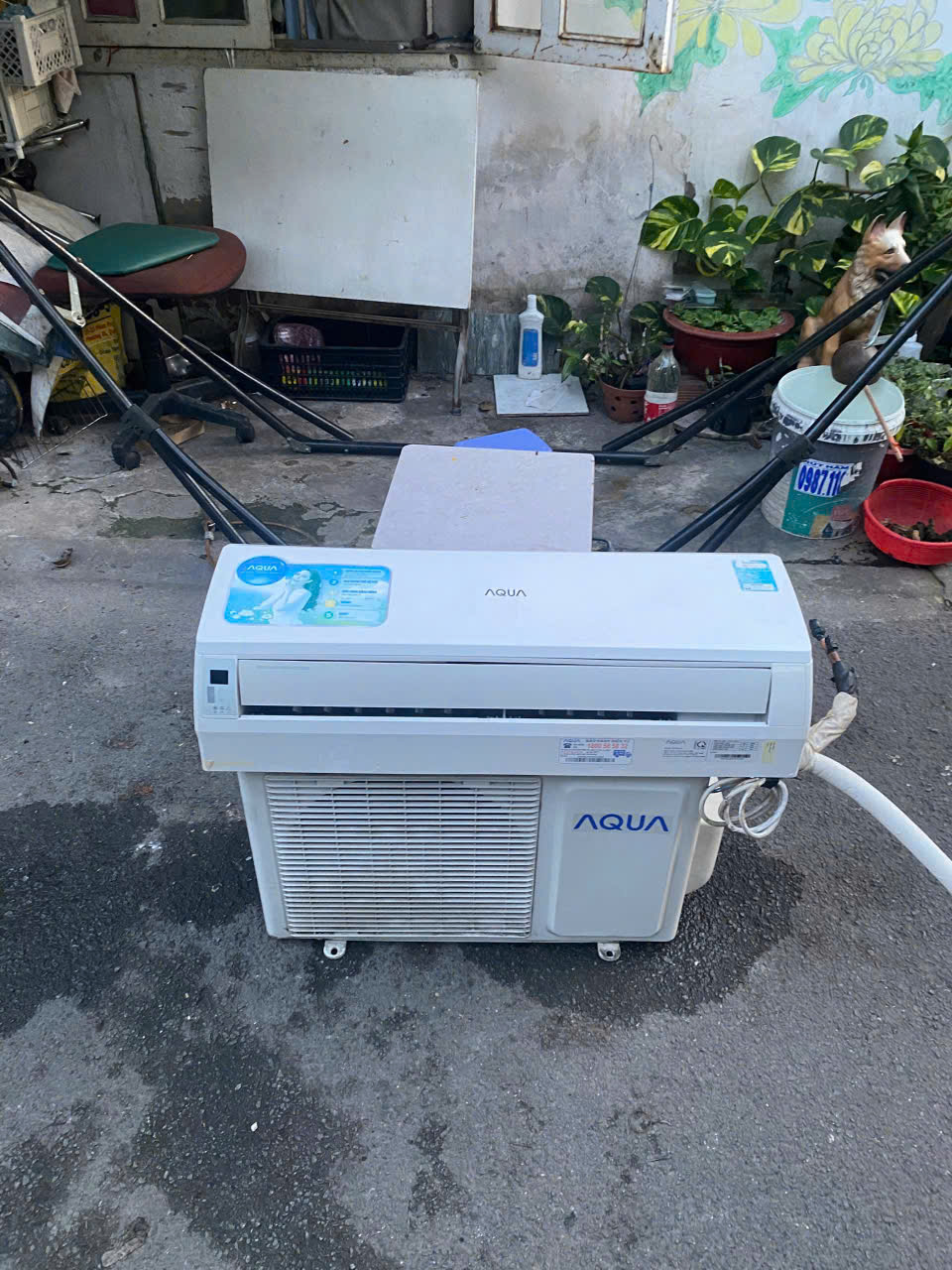 Máy lạnh cũ Aqua 1HP mới 90% giá cực tốt